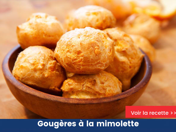 Gougères à la mimolette